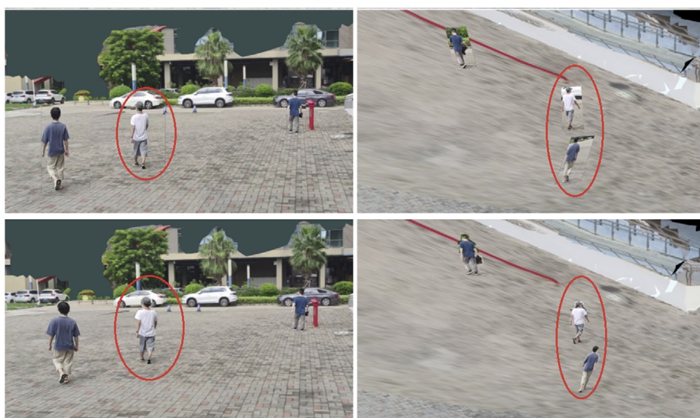 Fusing Surveillance Videos and 3D Scene